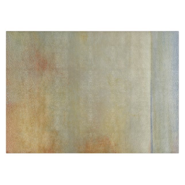 Tabla De Cortar Acanto marino con un Naranja de sol tranquilo (Anverso)