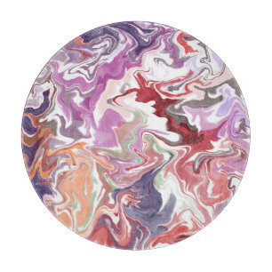 Tabla De Cortar Acrílico líquido rojo