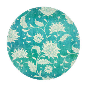 Tabla De Cortar Acuarela floral de porcelana china