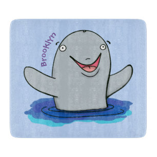 Tabla De Cortar Adorable feliz ilustracion personalizado de marsop