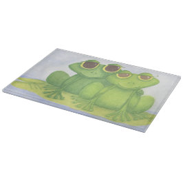 Tabla De Cortar Adorable Frog Lovers