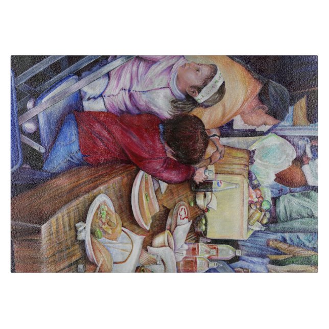 Tabla De Cortar Agradable Picnic, México (Anverso)