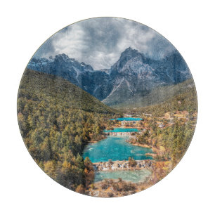 Tabla De Cortar Agua   Lago Blue Moon, China