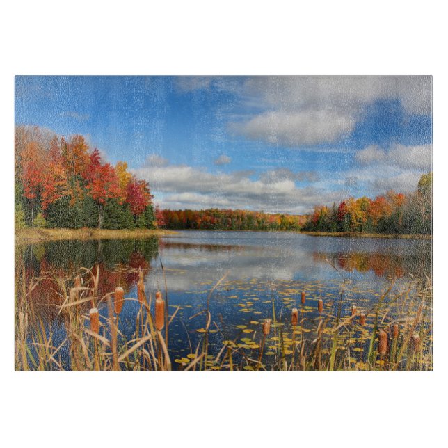 Tabla De Cortar Agua | Lago Mabel Canadá (Anverso)