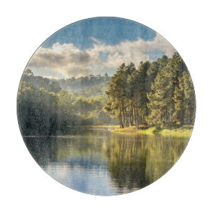 Tabla De Cortar Agua   Pang Oung Lake & Pine Forest Tailandia