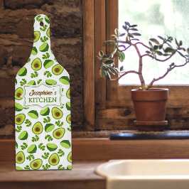 Tabla De Cortar Aguacate personalizado, vidrio de cocina