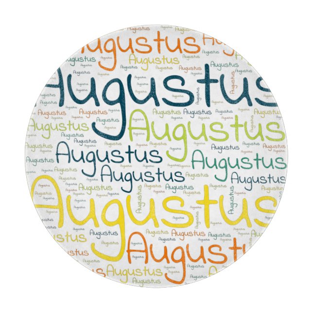 Tabla De Cortar Agusto (Anverso)