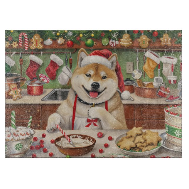 Tabla De Cortar Akita Holiday Baking: Navidades festivos (Anverso)
