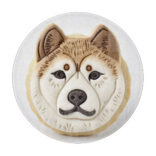 Tabla De Cortar Akita Perro Inspirado en 3D