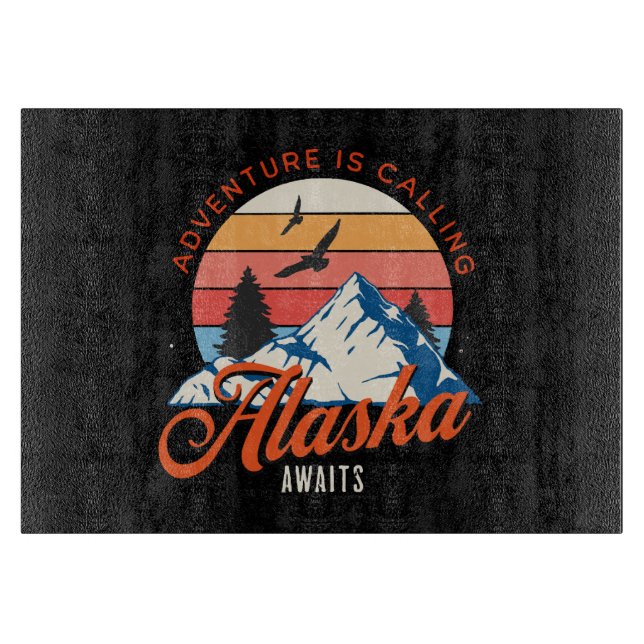 Tabla De Cortar ¡Alaska espera! (Anverso)