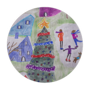 Tabla De Cortar Aldea de los navidades