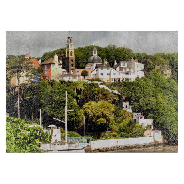 TABLA DE CORTAR ALDEAS DE GALES (Anverso)