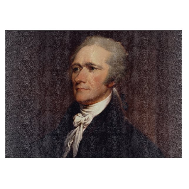 Tabla De Cortar Alexander Hamilton: Padre Fundador de Estados Unid (Anverso)