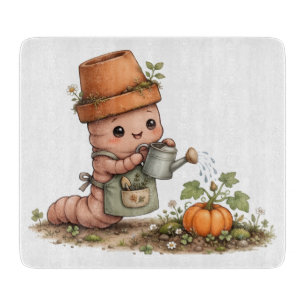 Tabla De Cortar Alfombra de jardín de calabaza para regar gusanos
