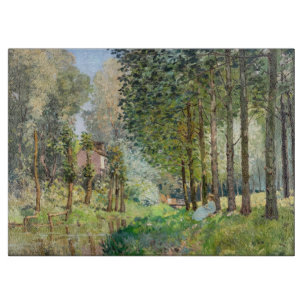 Tabla De Cortar Alfred Sisley - Descanso a lo largo del arroyo