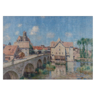 Tabla De Cortar Alfred Sisley - El Puente de Moret