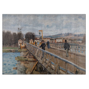 Tabla De Cortar Alfred Sisley - Puente de futbol en Argenteuil