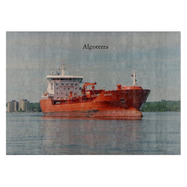 Tabla De Cortar Algoterra cortando barco (Anverso)