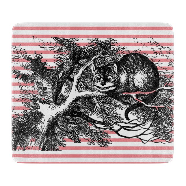 Tabla De Cortar Alice im Wunderland Katze Alice in Wonderland Cat (Anverso)