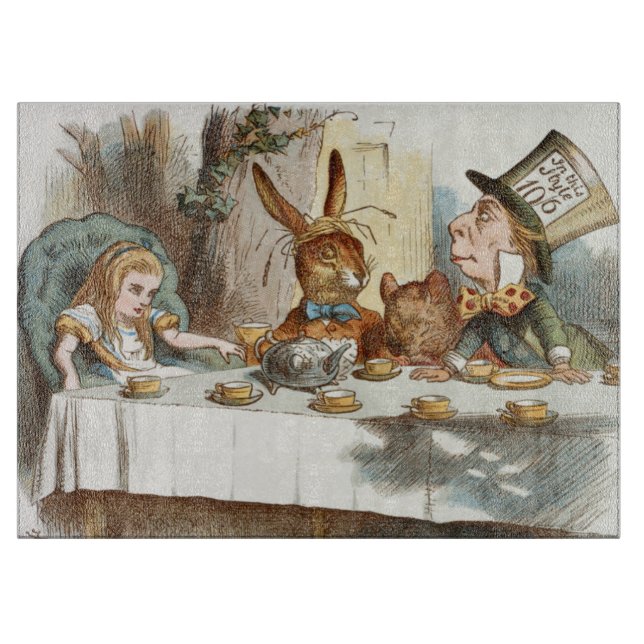 Tabla De Cortar Alice In Wonderland (Anverso)