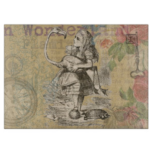 Tabla De Cortar Alice in Wonderland Flamingo Classic