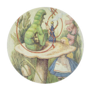Tabla De Cortar Alice se reúne con la oruga