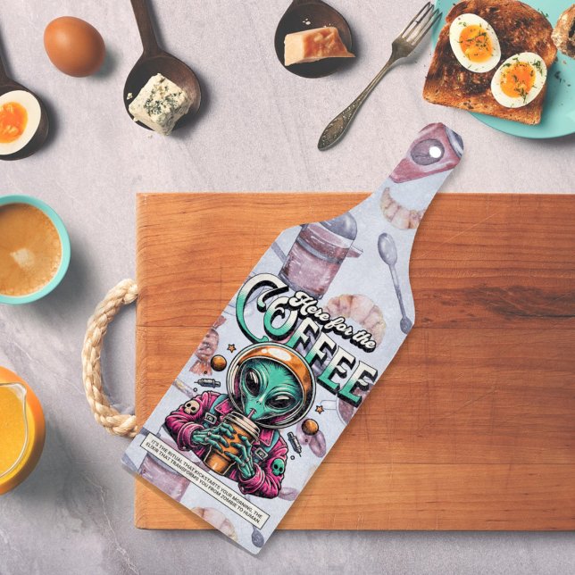 Tabla De Cortar Alien aquí para el café (Subido por el creador)