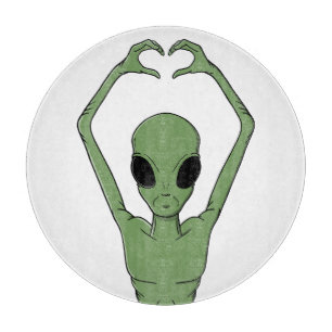 Tabla De Cortar Alien Heart Pose
