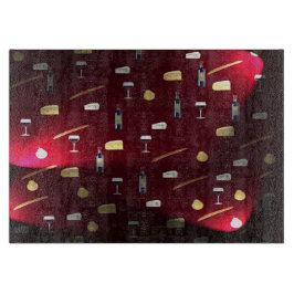 Tabla De Cortar Alimentos Delight Cranberry Lights