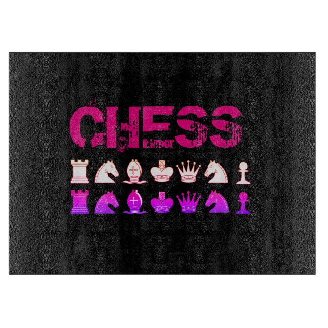 Tabla De Cortar almohada de ajedrez (Anverso)