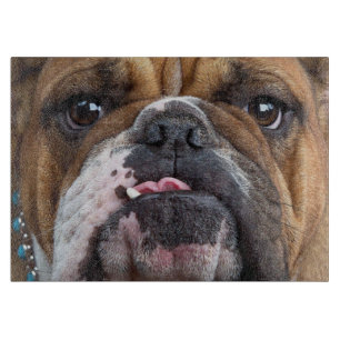 Tabla De Cortar Almohada de inglés bulldog