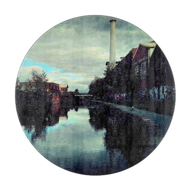 Tabla De Cortar Along the canal  (Anverso)