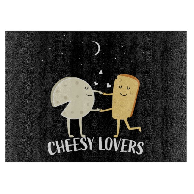 Tabla De Cortar Amantes del queso de Francia (Anverso)