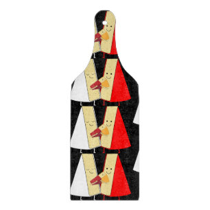 Tabla De Cortar Amantes Del Vino Y El Queso