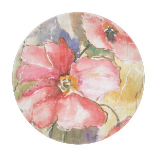 Tabla De Cortar Amapolas suaves I