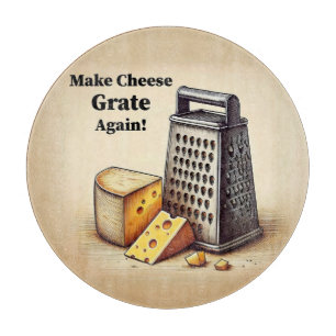 Tabla De Cortar Amarillo político divertido