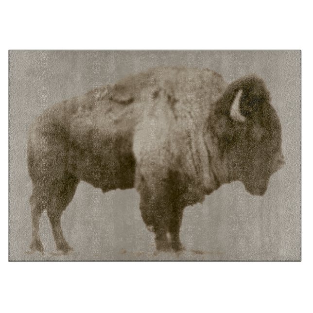 Tabla De Cortar American Bison (Anverso)