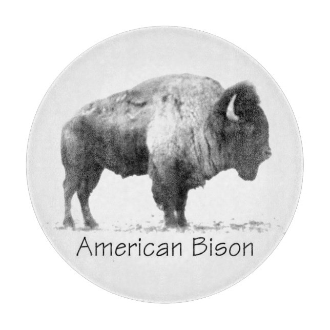 Tabla De Cortar American Bison (Anverso)