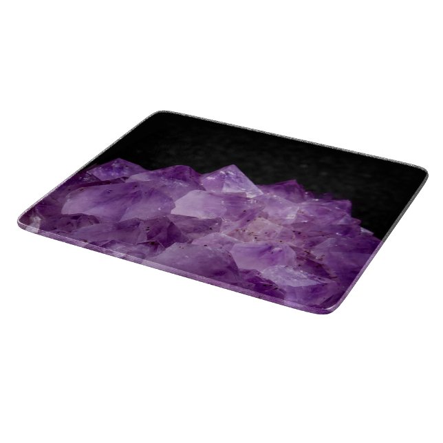 Tabla De Cortar Amethyst Uncut Stones (Borde)