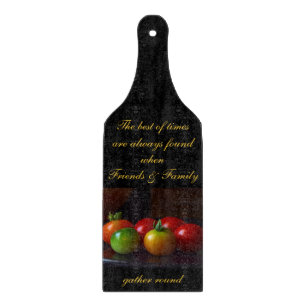 Tabla De Cortar Amigo de los tomates y remo para cortar el vidrio