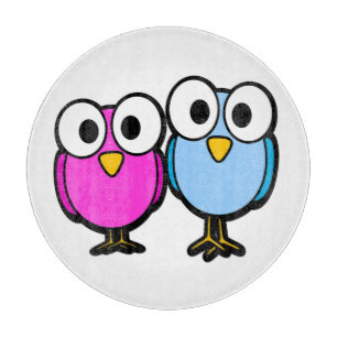 TABLA DE CORTAR AMIGOS DE AVES DE GOOGLY EYED