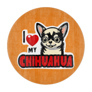 Tabla De Cortar Amo mi Chihuahua