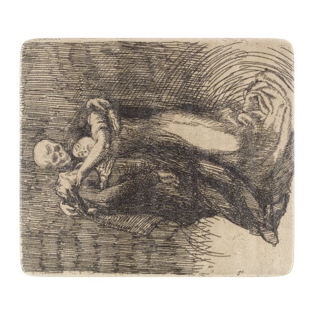 Tabla De Cortar Amor Consagrado (por Paul-Albert Besnard) (Anverso)