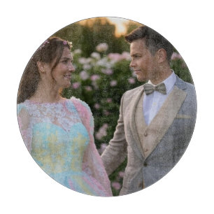 Tabla De Cortar Añadir Personalizar de fotografía Boda