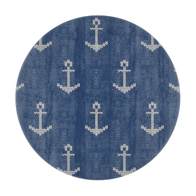 Tabla De Cortar Anclaje marino de Knit (Anverso)