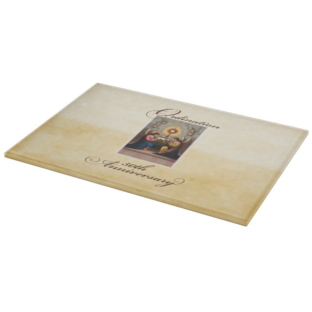 Tabla De Cortar Ángeles del 50° aniversario de la ordenación en el (Borde)