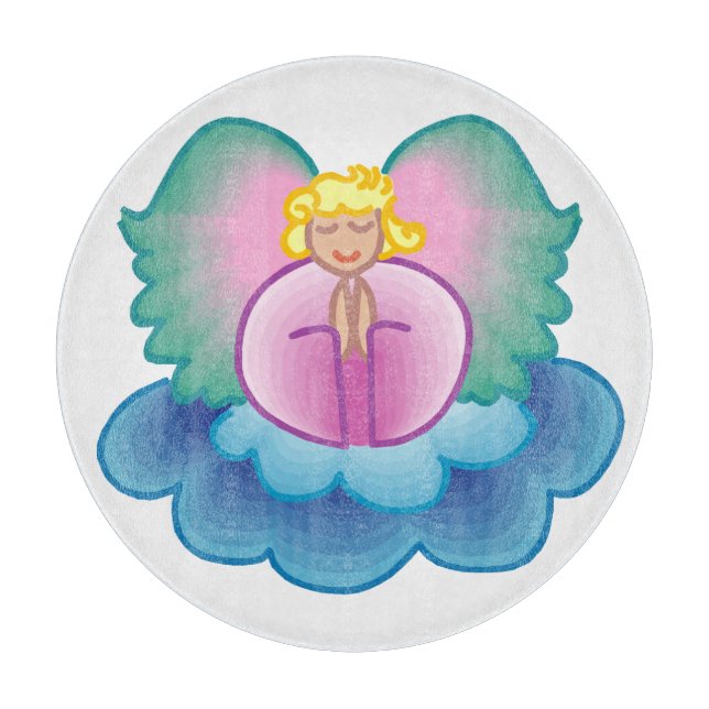 Tabla De Cortar Angels Prayer Cutting Board (Anverso)