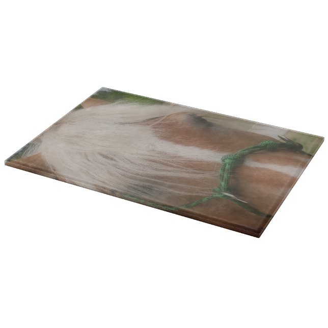Tabla De Cortar Animal Cute Haflinger Horse Face (Borde)