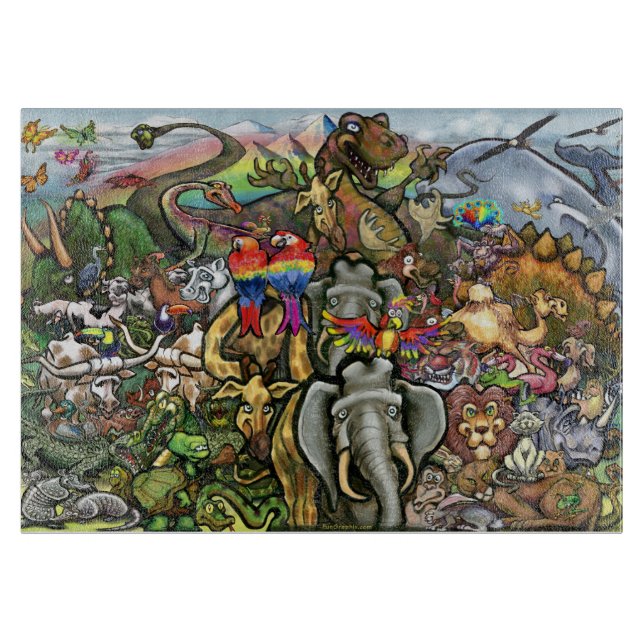 Tabla De Cortar Animales (Anverso)