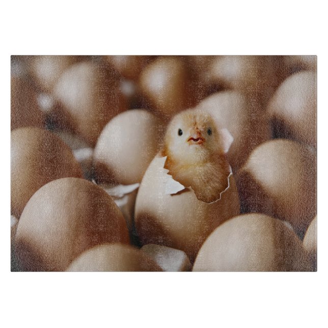 Tabla De Cortar Animales de bebé más afectados | Recién nacido Chi (Anverso)